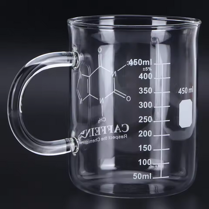 Caffeine Molecule Beaker Mug