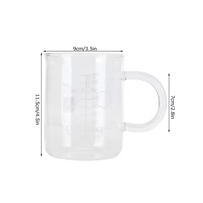 Caffeine Molecule Beaker Mug